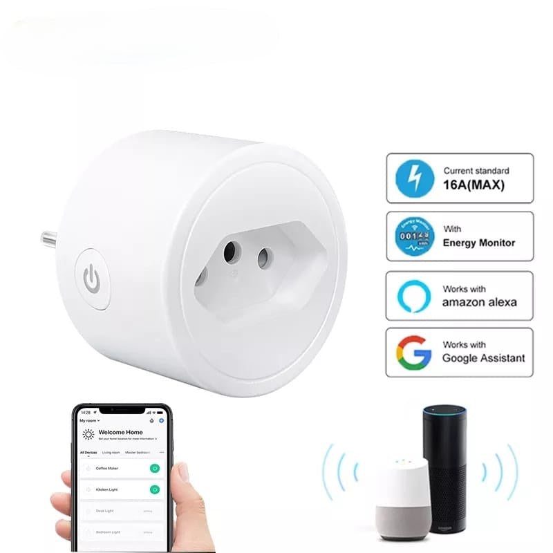 Tomada inteligente com controle de voz