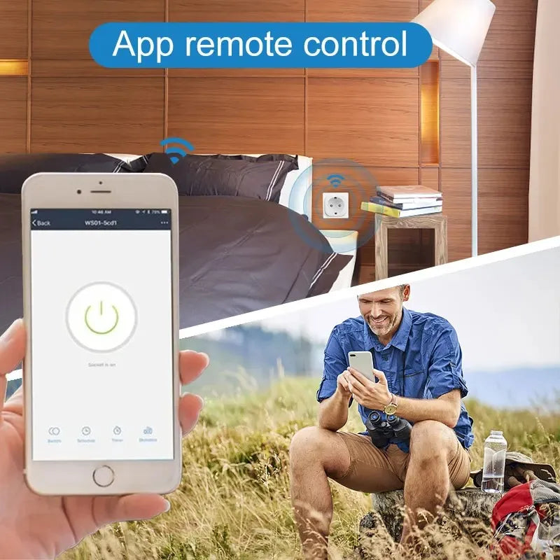 Tomada inteligente com controle de voz