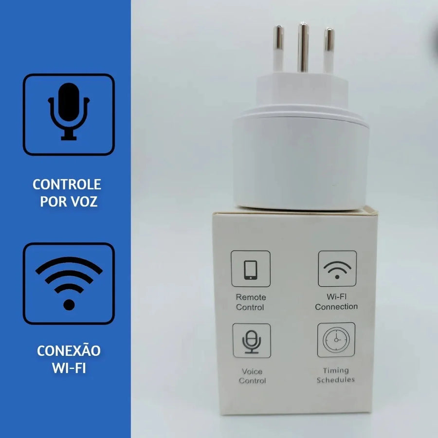 Tomada inteligente com controle de voz